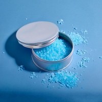 Foaming shower scrub
