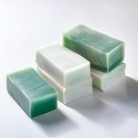 Green ombré soap