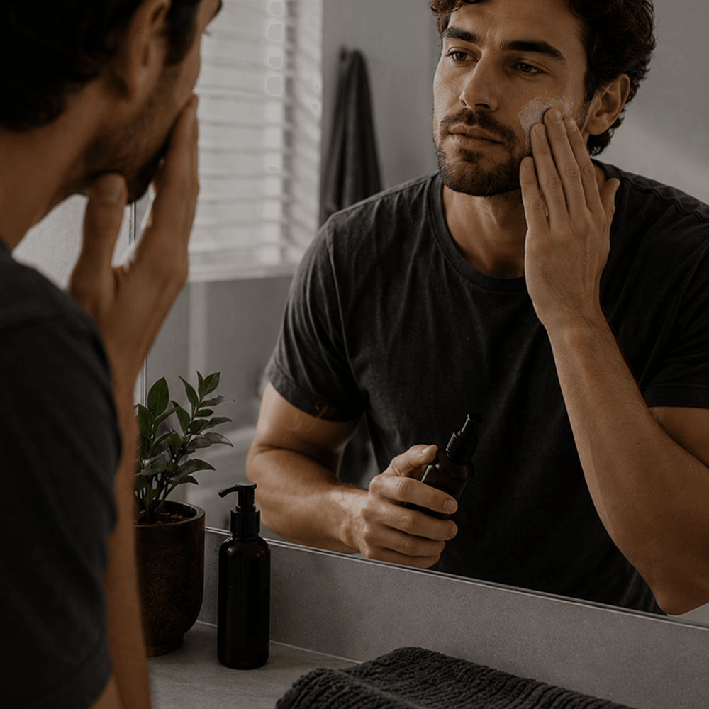 Oily skin, blemishes and shaving: how niacinamide can help men’s skin