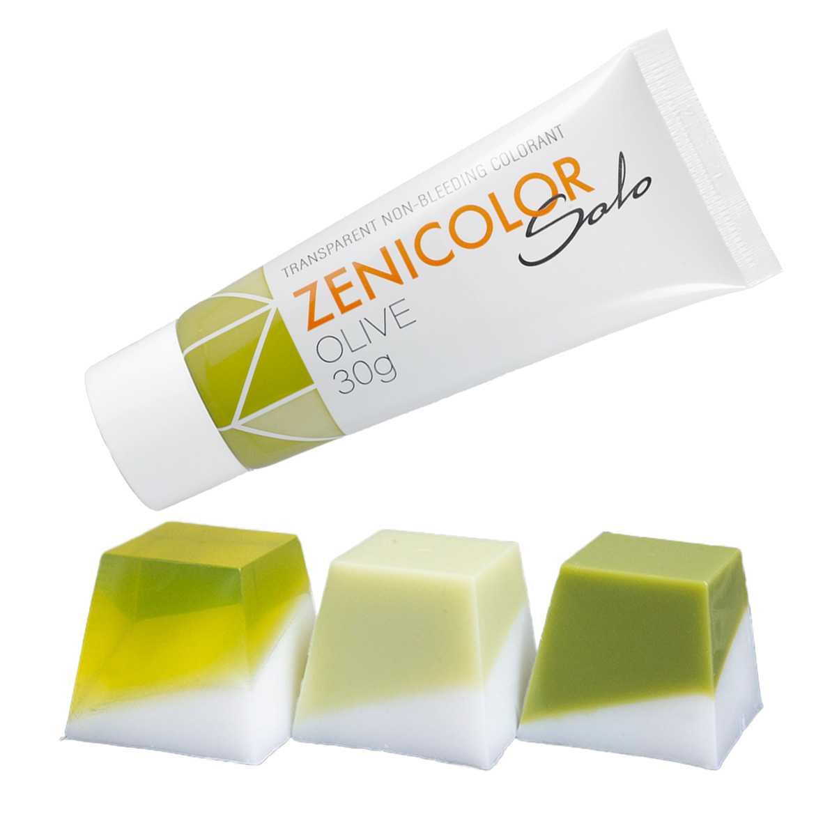 Barwnik do bazy mydlanej, ZENICOLOR SOLO, Olive, 30 g