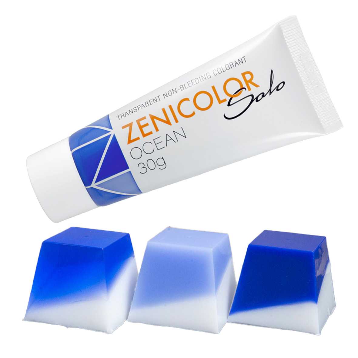Barwnik do bazy mydlanej, ZENICOLOR SOLO, Ocean, 30 g