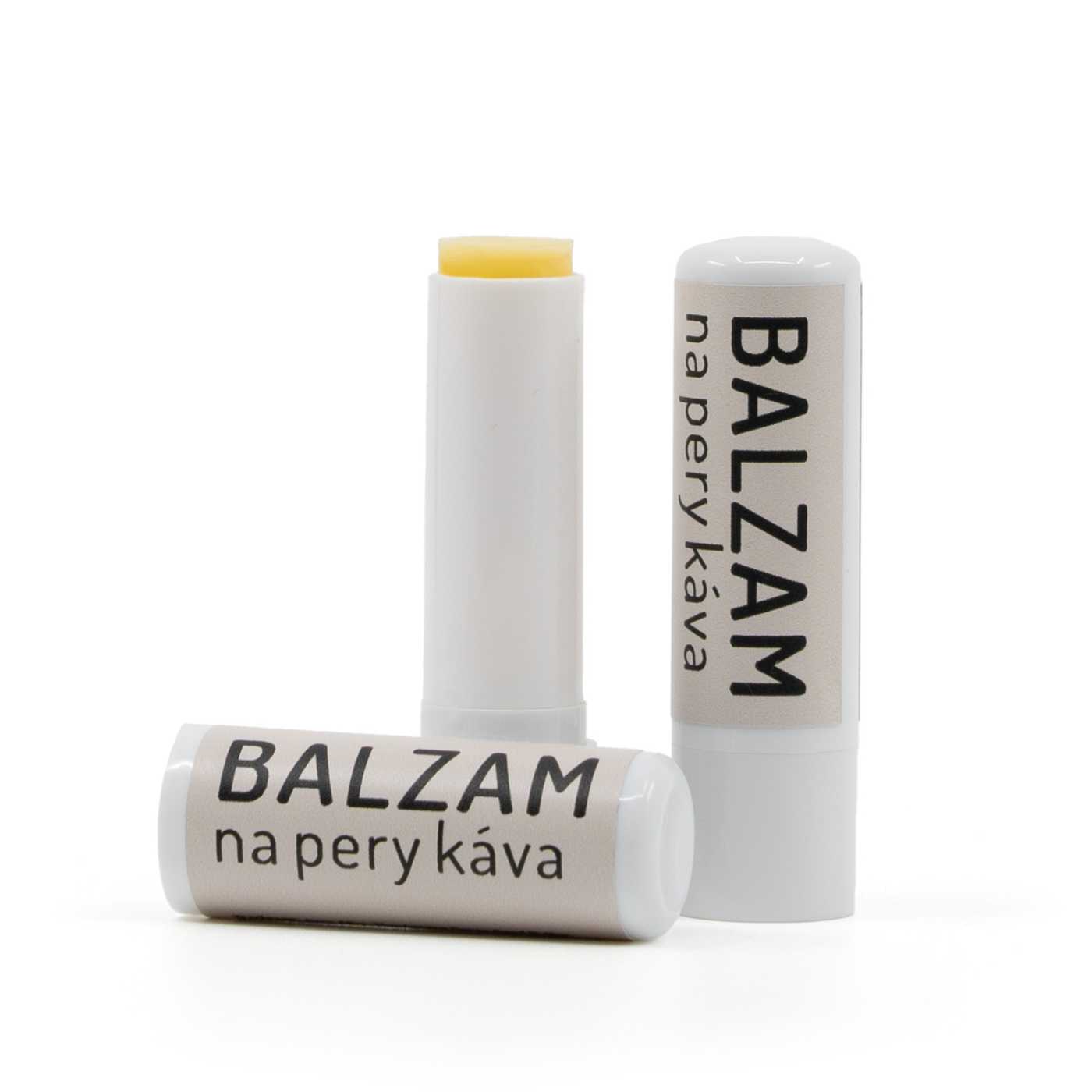 Balzam na pery, káva