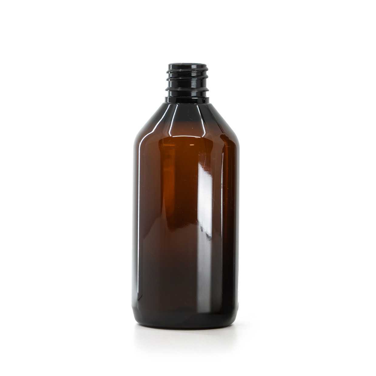 Hnědá plastová lahvička 115 ml 400 ks