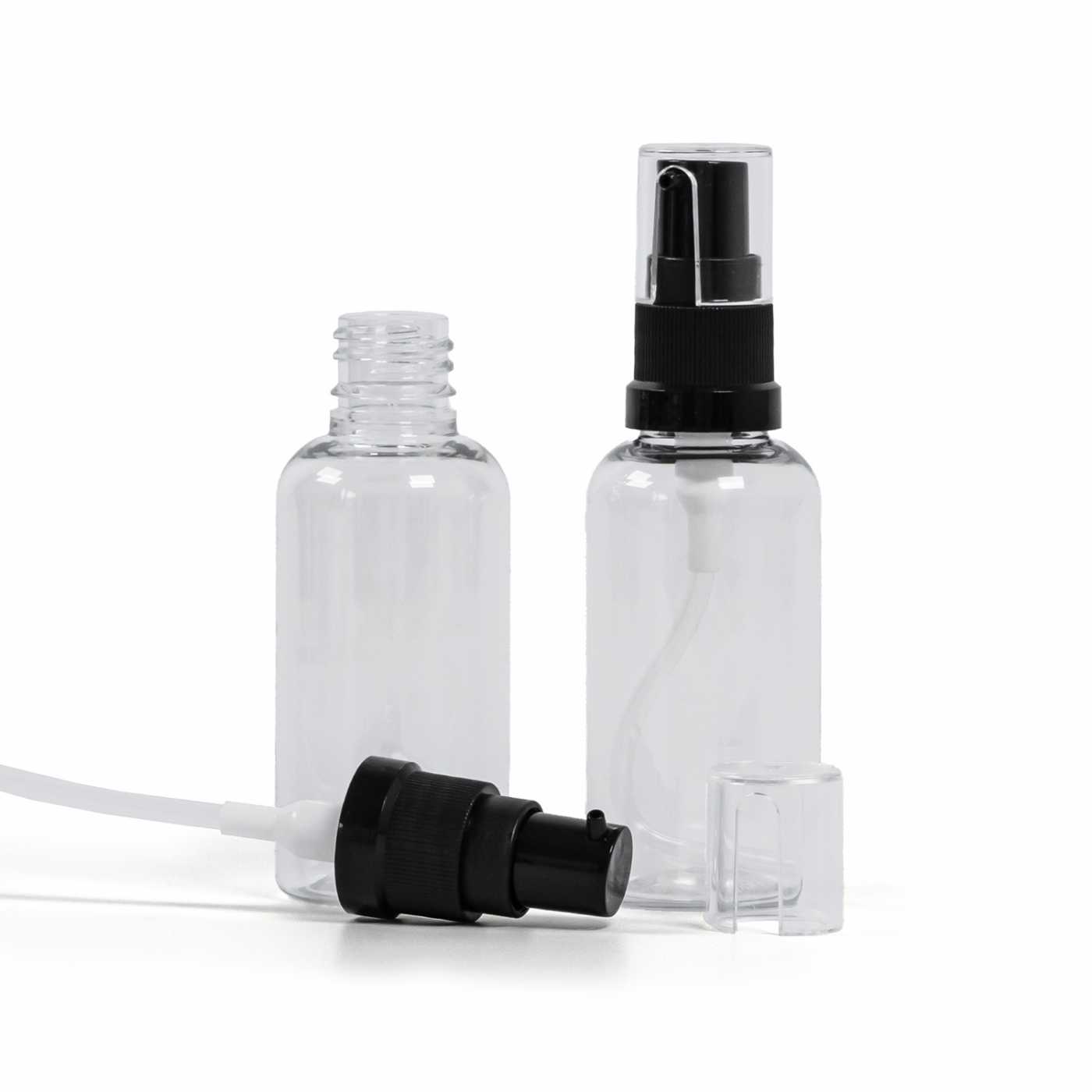 Butelka plastikowa, apteczna, przezroczysta, dozownik do olejów, 50 ml