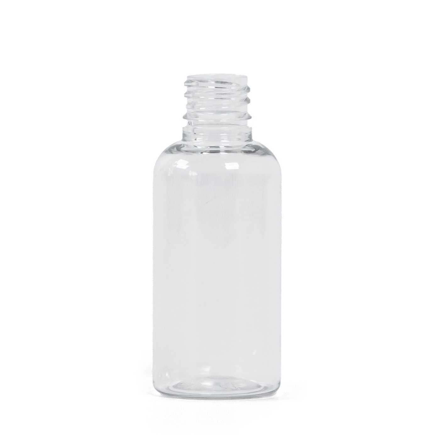 Botella de plástico, transparente, 50 ml, 800 uds