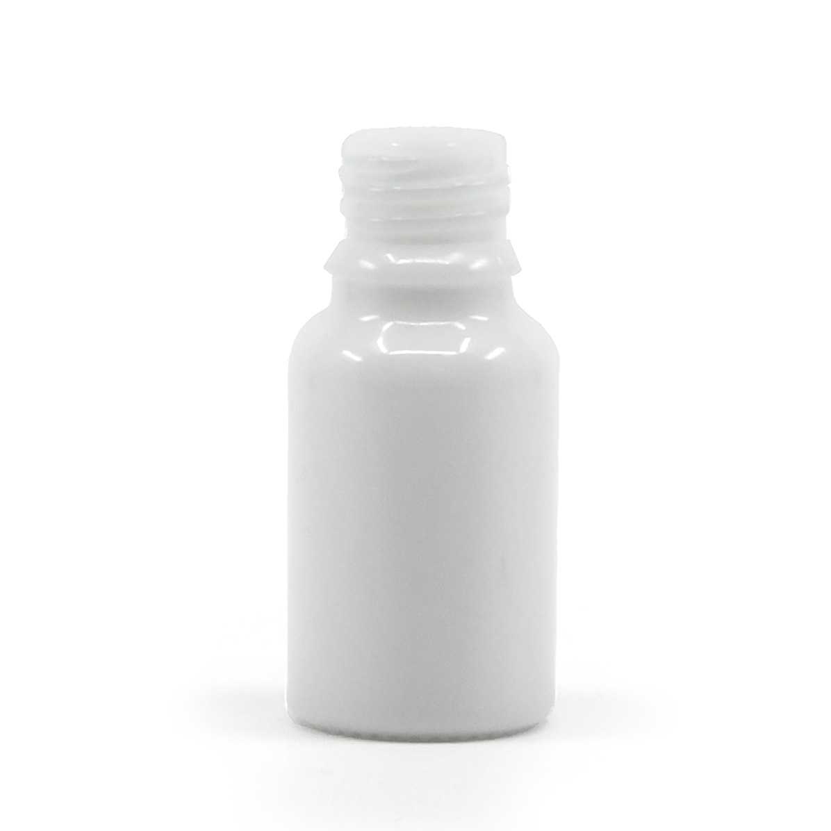 Envase de vidrio, botella, blanco, 10 ml