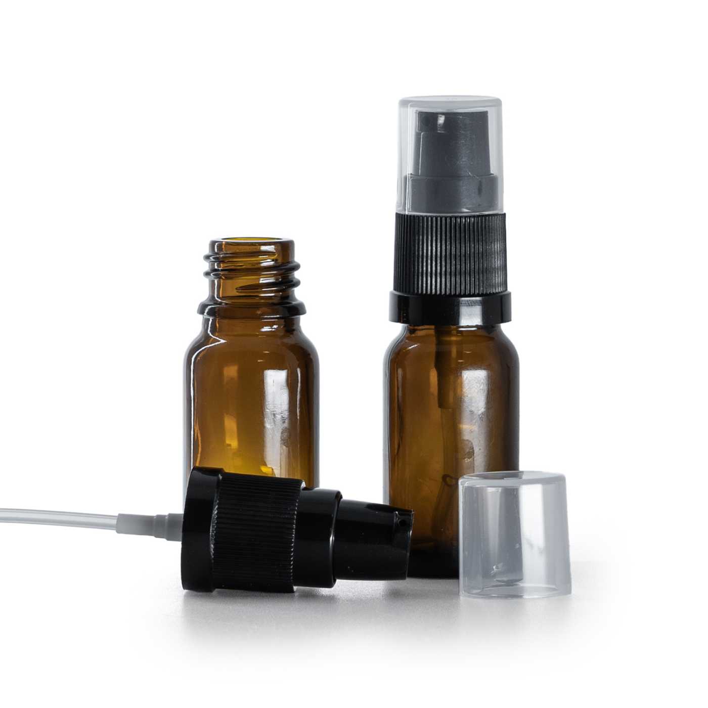 Sklenená fľaška, liekovka, dávkovač krémov 10 ml