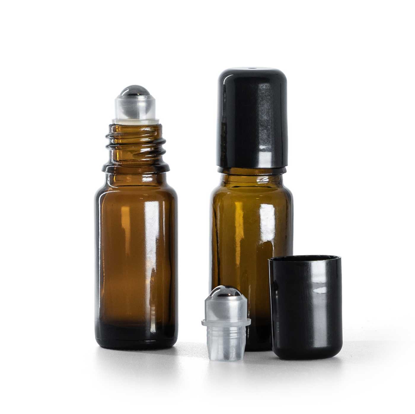 Sklenená liekovka typ B, vysoká, roll-on, 10 ml