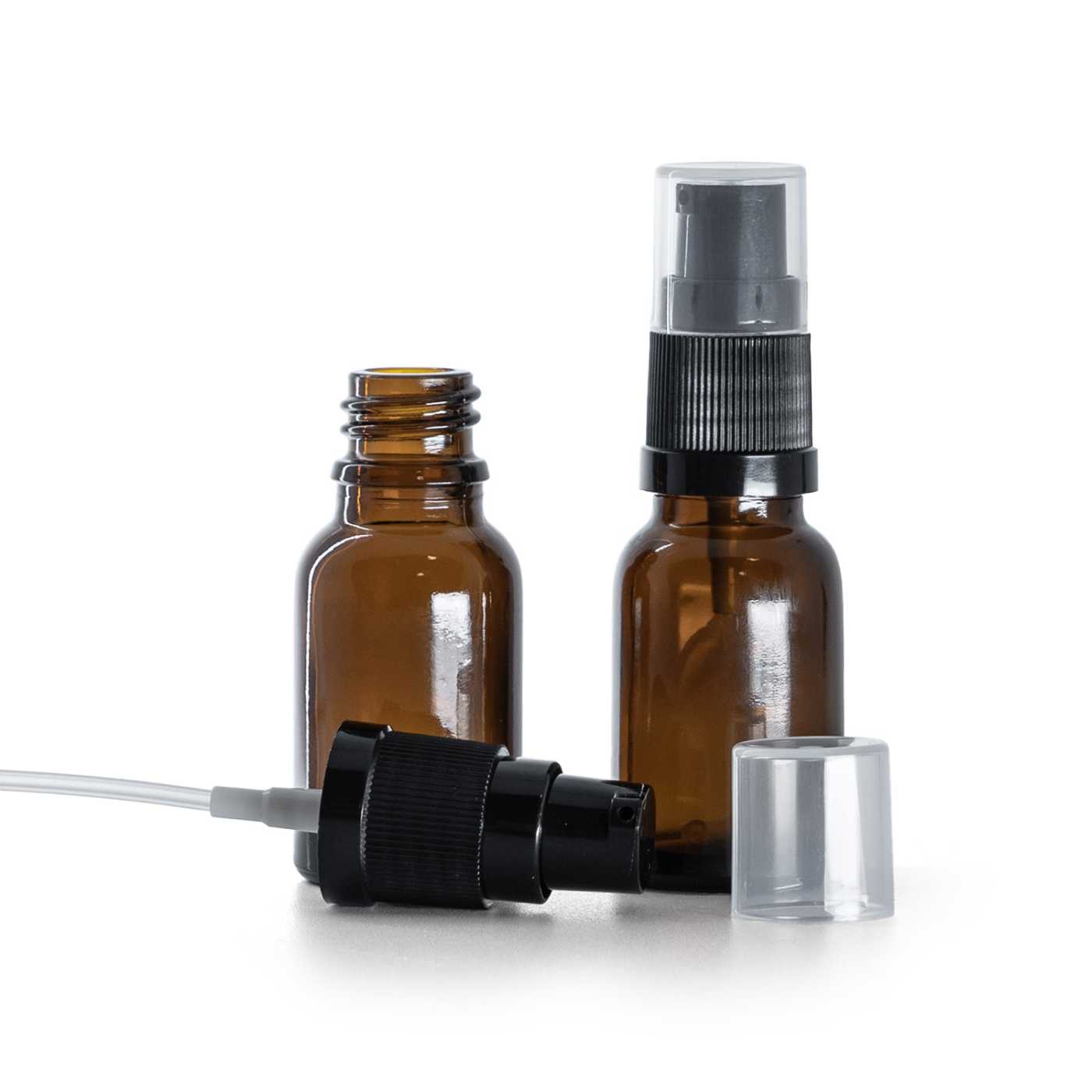 Sklenená fľaška, liekovka, dávkovač krémov, 15 ml