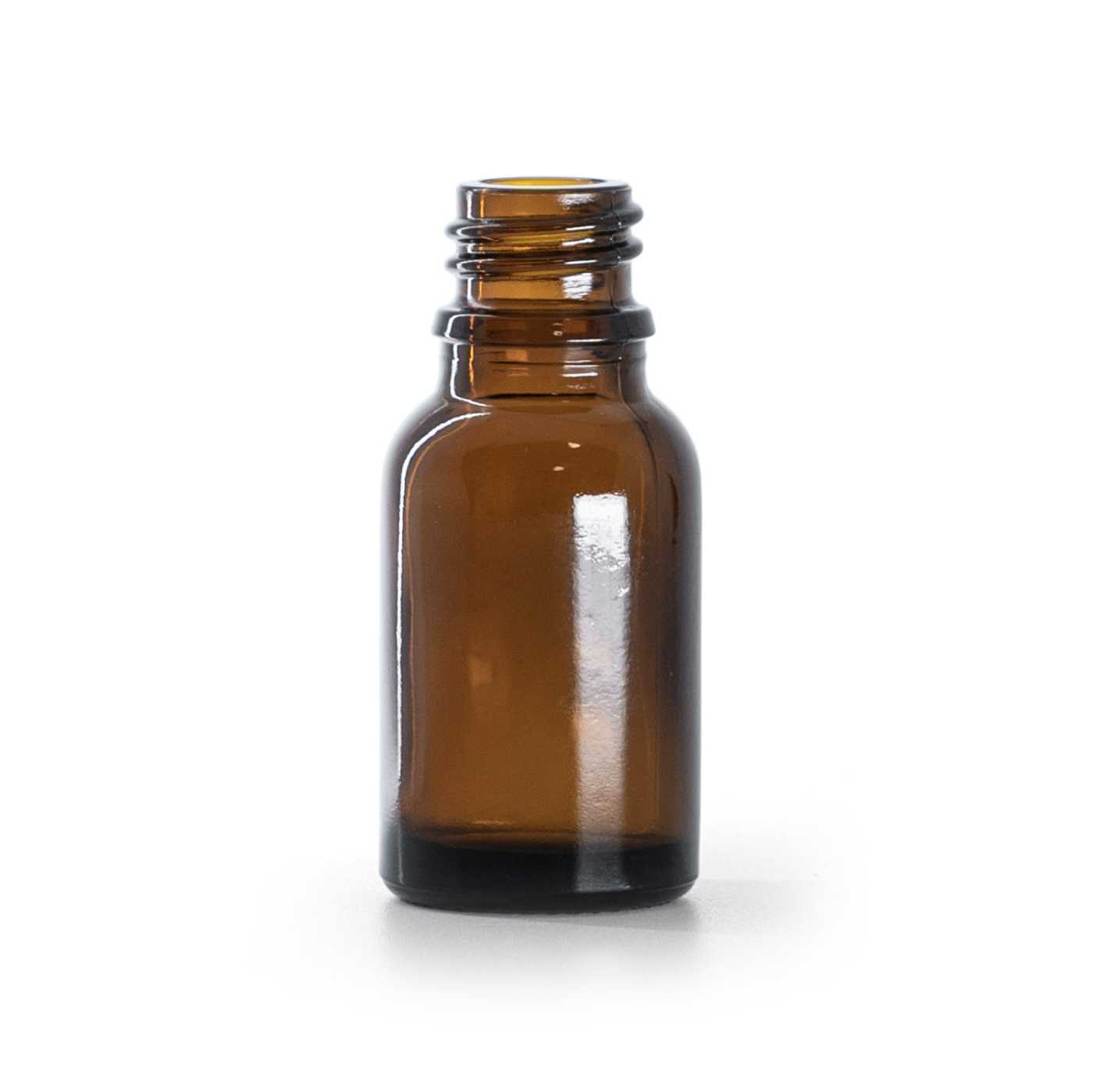 Szklana butelka apteczna brązowa, 18 mm, 15 ml, 156 szt.
