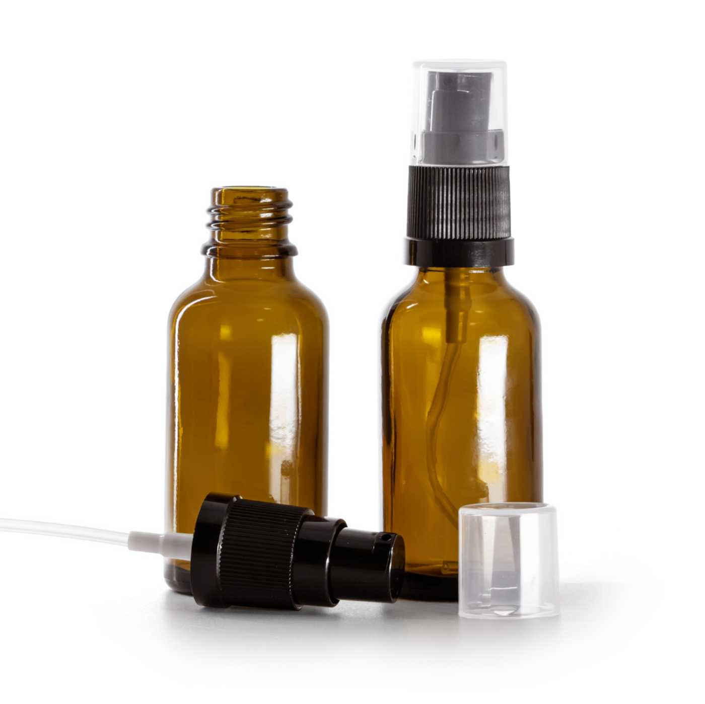 Sklenená fľaška, liekovka, dávkovač krémov, 30 ml