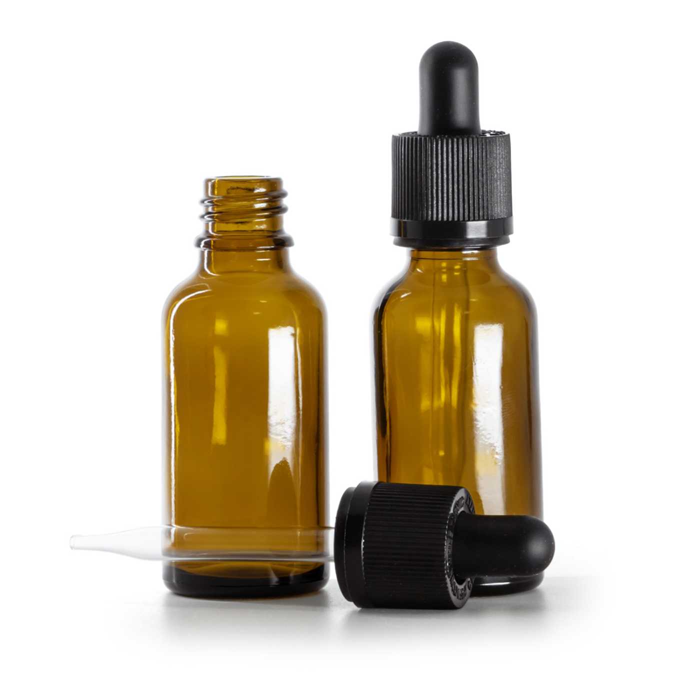 Butelka szklana apteczna, pipeta z zabezpieczeniem, 30 ml