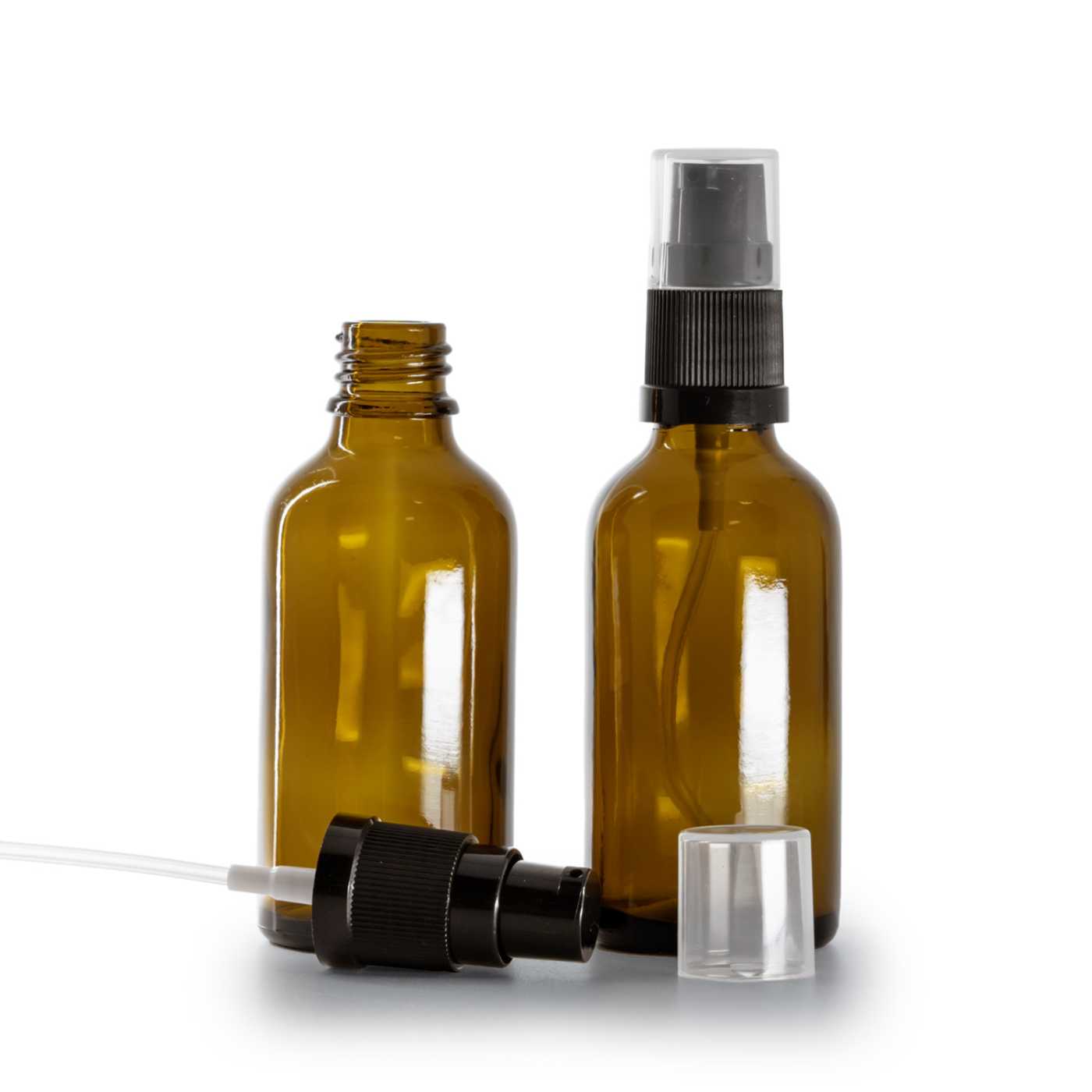 Sklenená fľaška, liekovka, dávkovač krémov, 50 ml