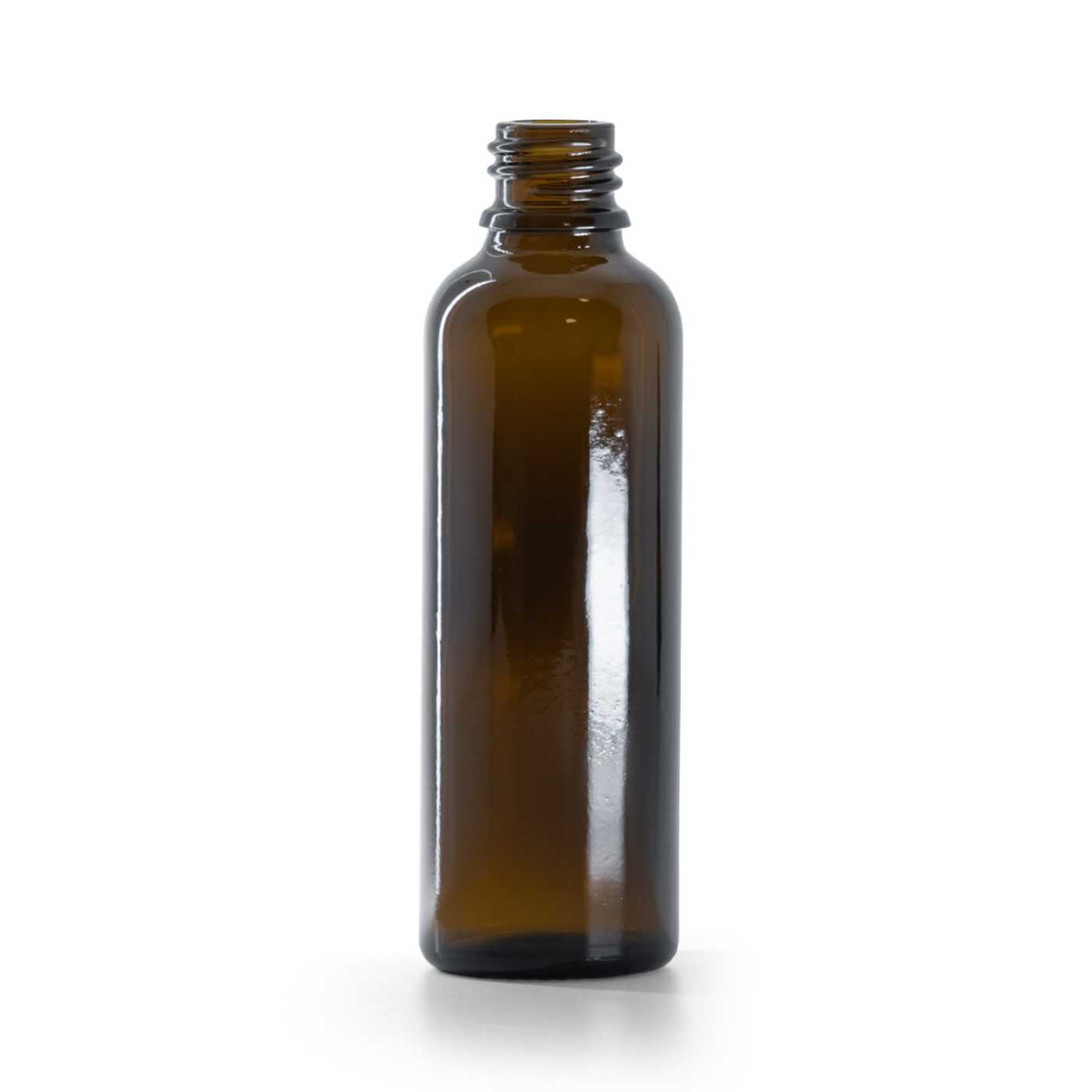 Frasco de vidrio ámbar, tipo B, slim, 50 ml, 143 uds