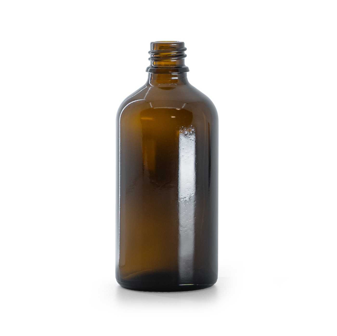 Sklenená fľaška, liekovka, 18 mm, 100 ml