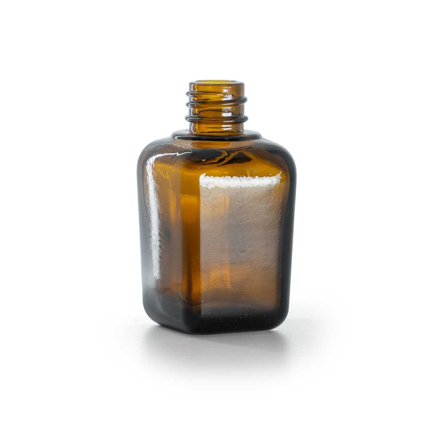 Frasco de vidrio ámbar cuadrado, 30 ml, 99 uds