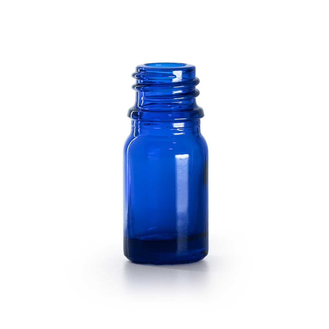 Blaue Glasflasche 5 ml
