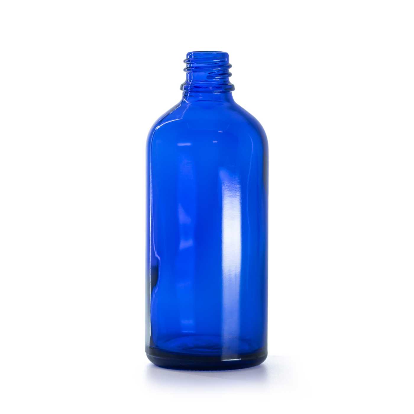 Blaue Glasflasche 100 ml 70 Stk.