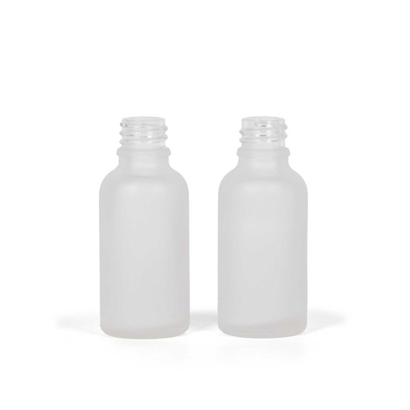 Átlátszó matt üvegcse, 18 mm, 30 ml, 264 darabos csomag