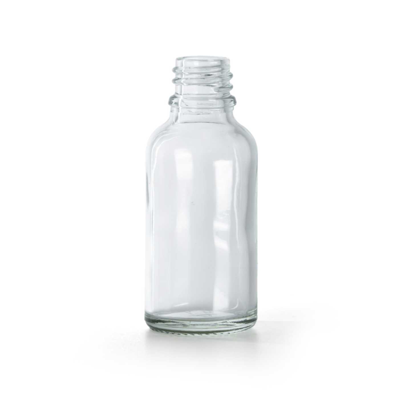 Flacon en verre transparent 30 ml, 128 pcs