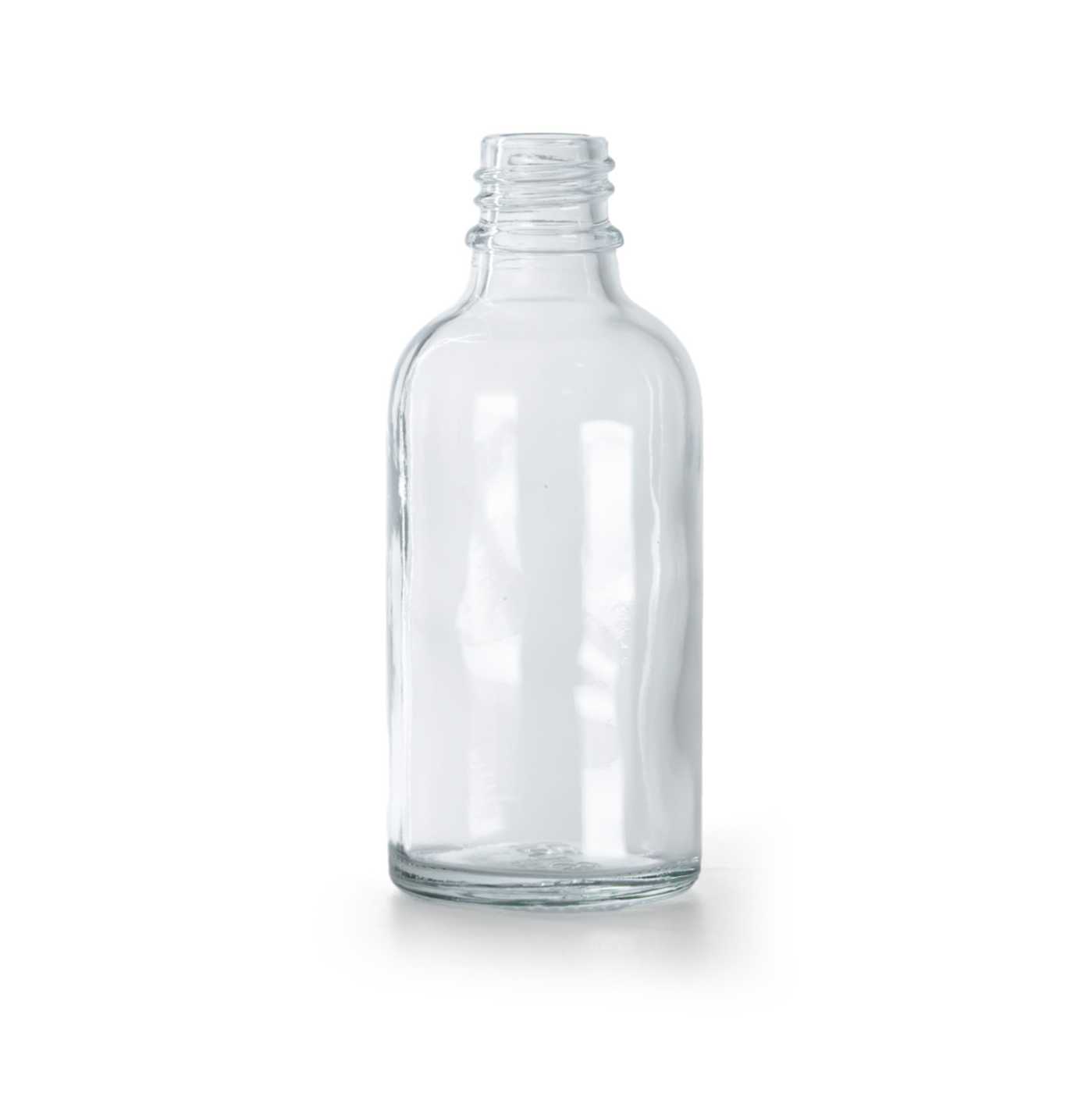Sklenená fľaška priehľadná, 18 mm, 50 ml, 99ks