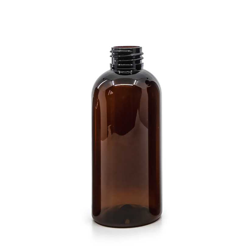 Amber Plastic Bottle, 24/410, 150 ml