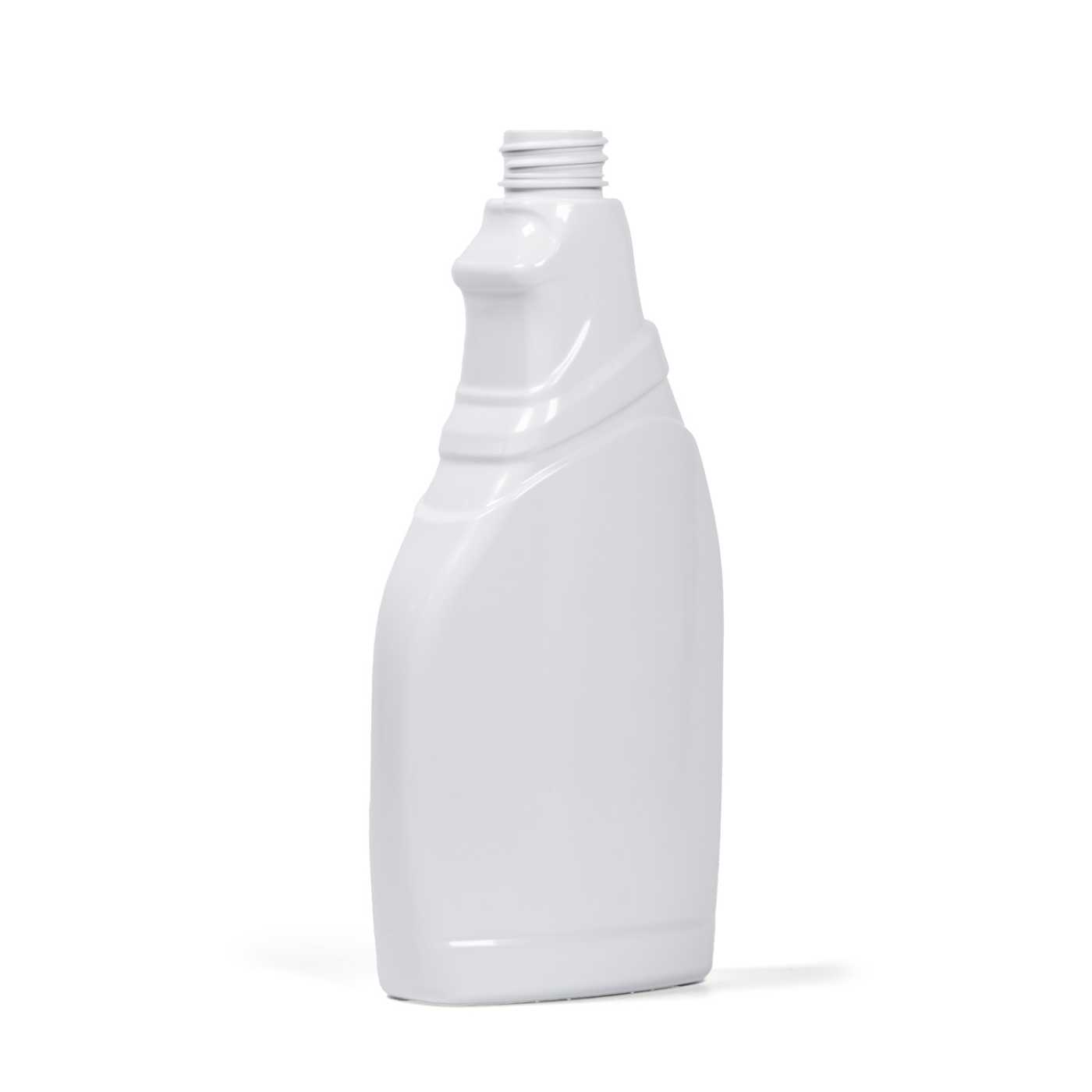 Butelka plastikowa na środki czystości, biała, 500 ml
