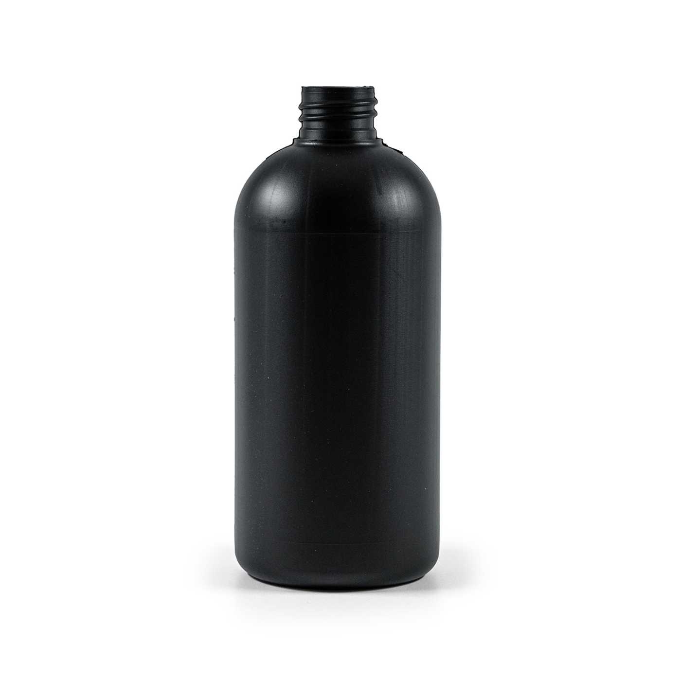 Butelka plastikowa czarna, HDPE 28/410, 500 ml