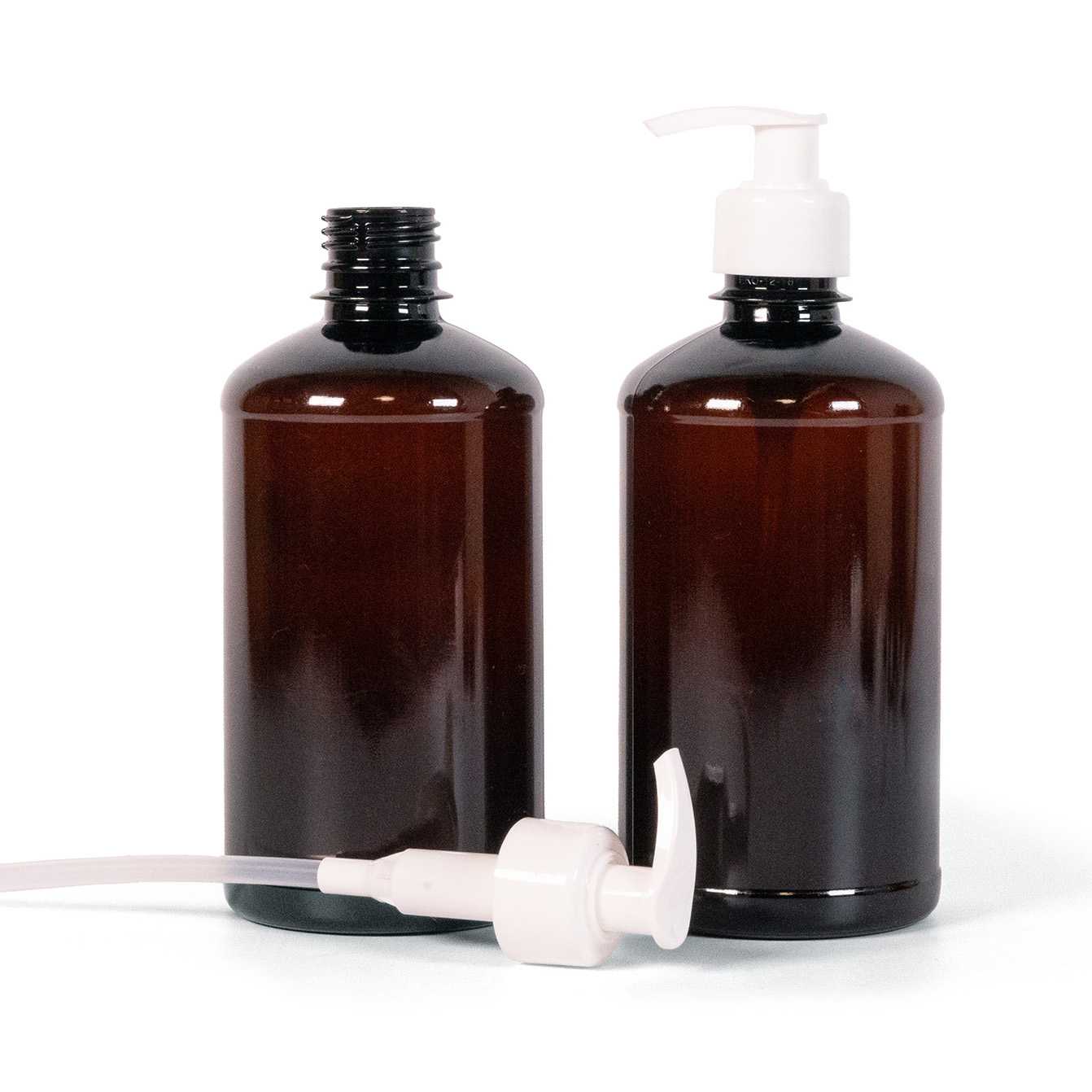 Plastová fľaška, liekovka, pumpička, 500 ml