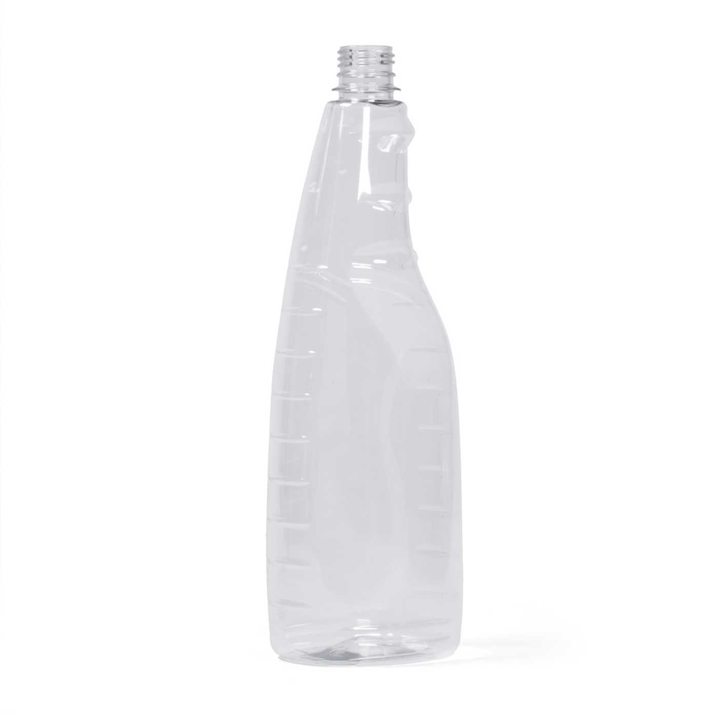 Butelka plastikowa na środki czystości, przezroczysta, 1 l