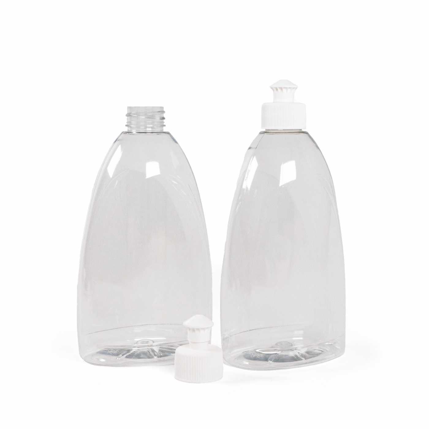 Butelka plastikowa na płyn do naczyń, 500 ml, push-pull