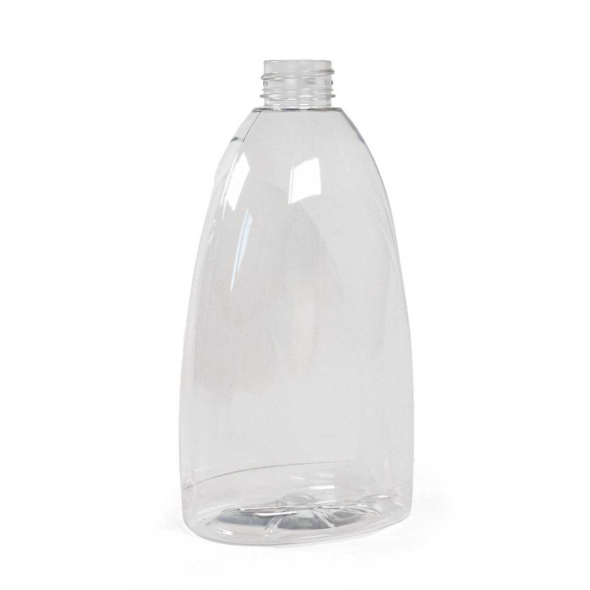 Plastová fľaša na mydlo, priehľadná, 28/410, 500 ml