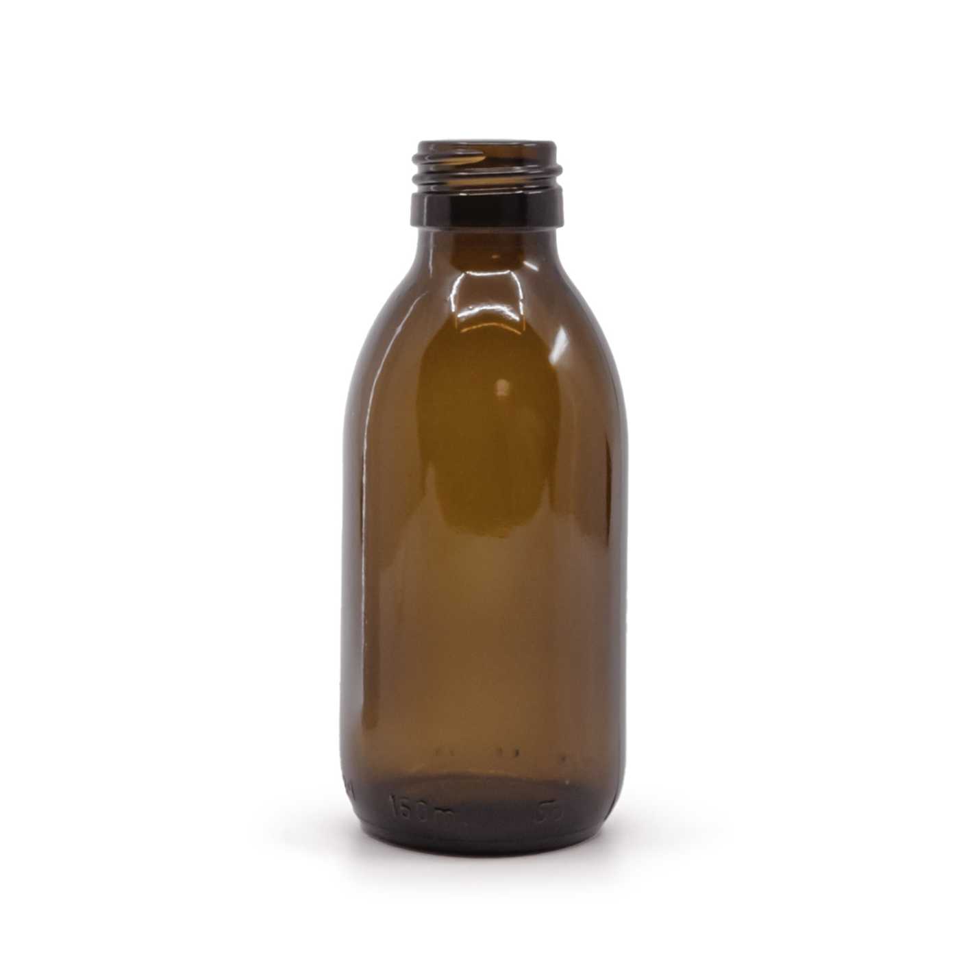 Butelka szklana apteczna, PP28S, 150 ml