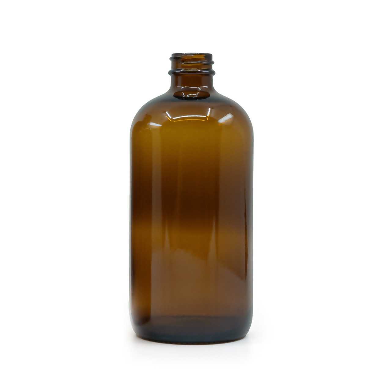 Skleněná láhev, lékovka Boston hnědá, 28/410, 480 ml