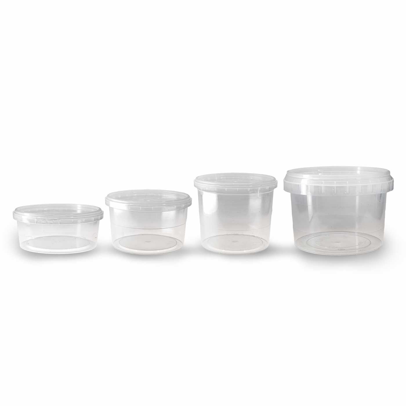 Słoiczek plastikowy, przezroczysty, z nakrętką, 150 ml, 960 szt.