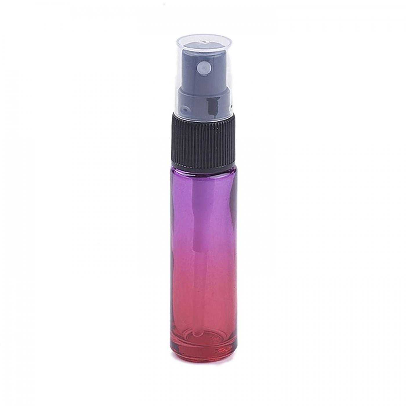 Sklenený rozprašovač na parfum, fialovo-červený 10 ml