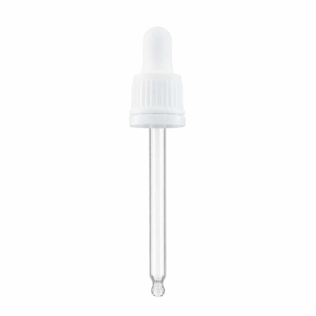 Kvapátko biele s poistným krúžkom, 84 mm