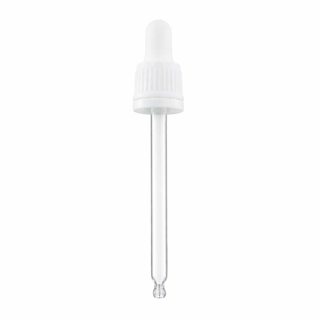 Kvapátko biele s poistným krúžkom, 103 mm