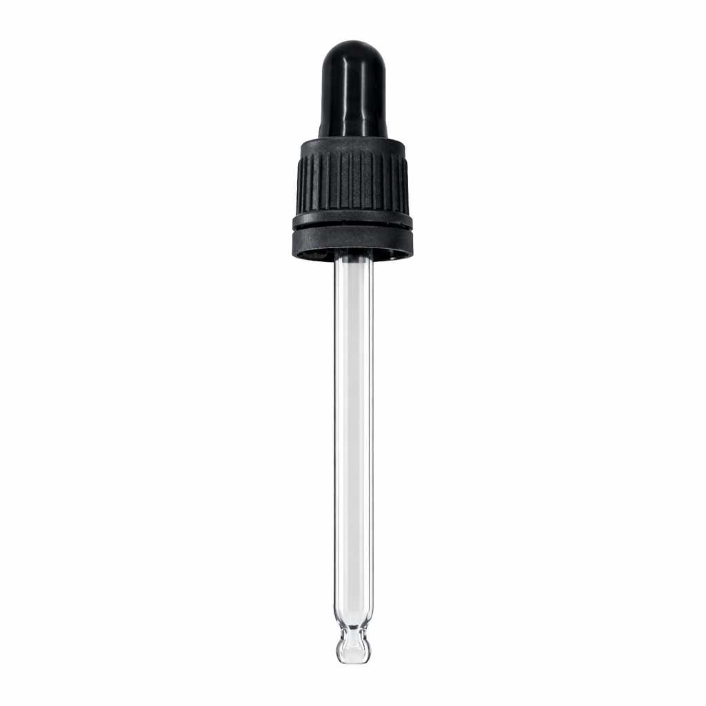 Kvapátko čierne s poistným krúžkom, 103 mm