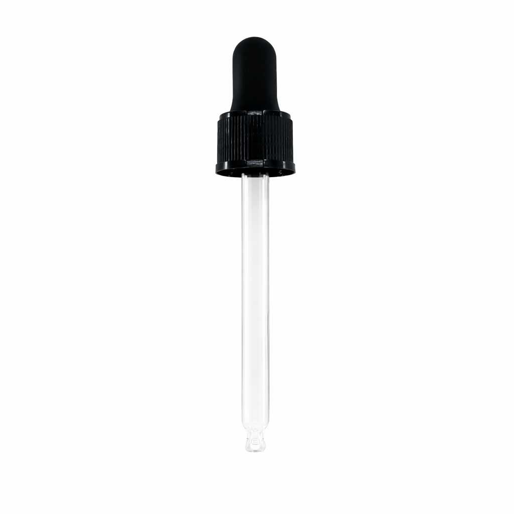 Kvapátko čierne, plast, 84 mm