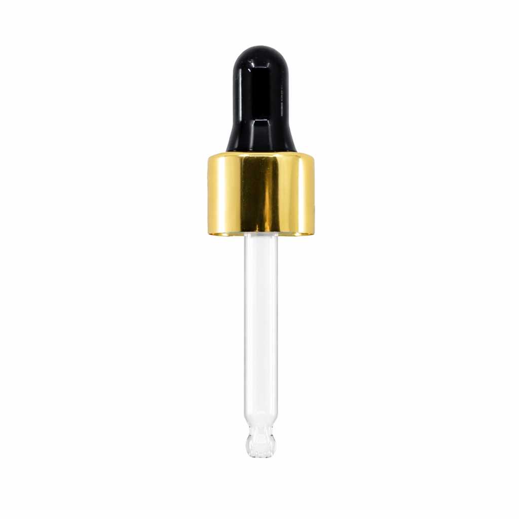 Cuentagotas, negro-dorado, 53 mm