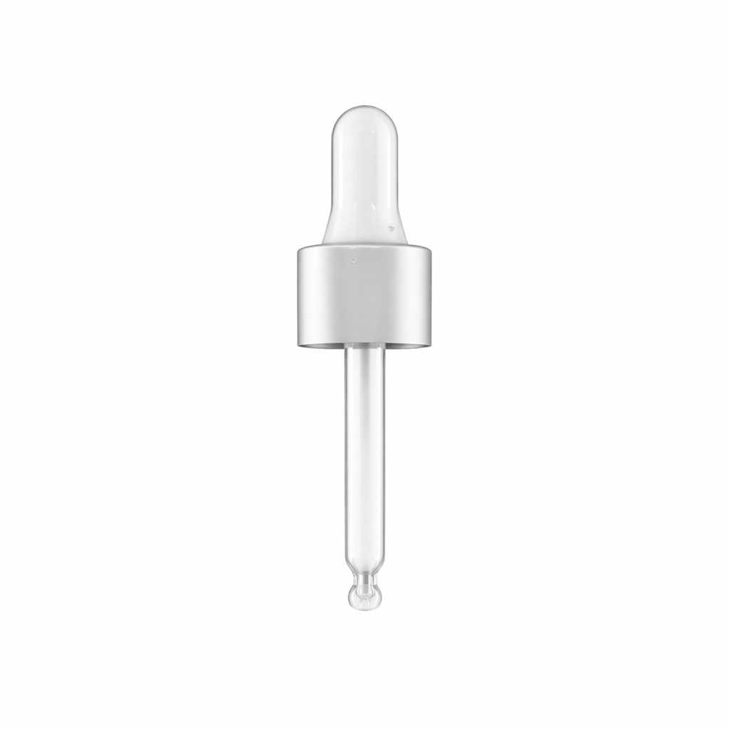 Kvapátko bielo-strieborné matné, 53 mm