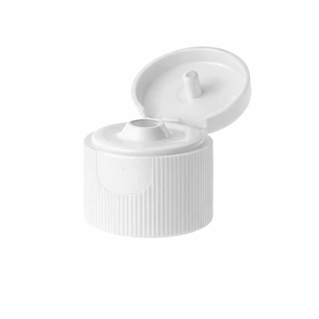 Bouchon flip-top blanc 18/410