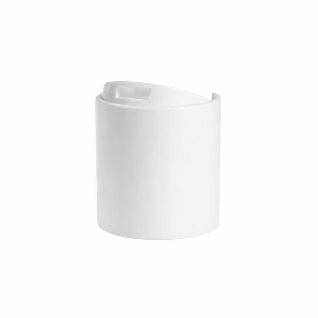 Plastový vrchnák, 24/410, disc top, biely